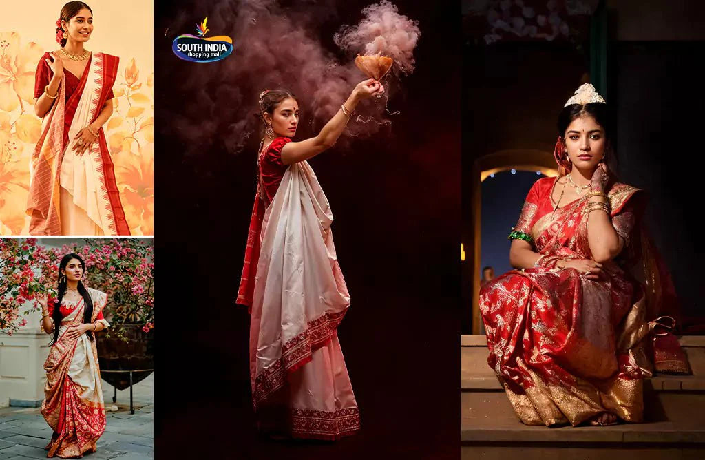 Image of Saree Draping Styles that Go Perfectly with Fancy Sarees - South India Shopping Mall