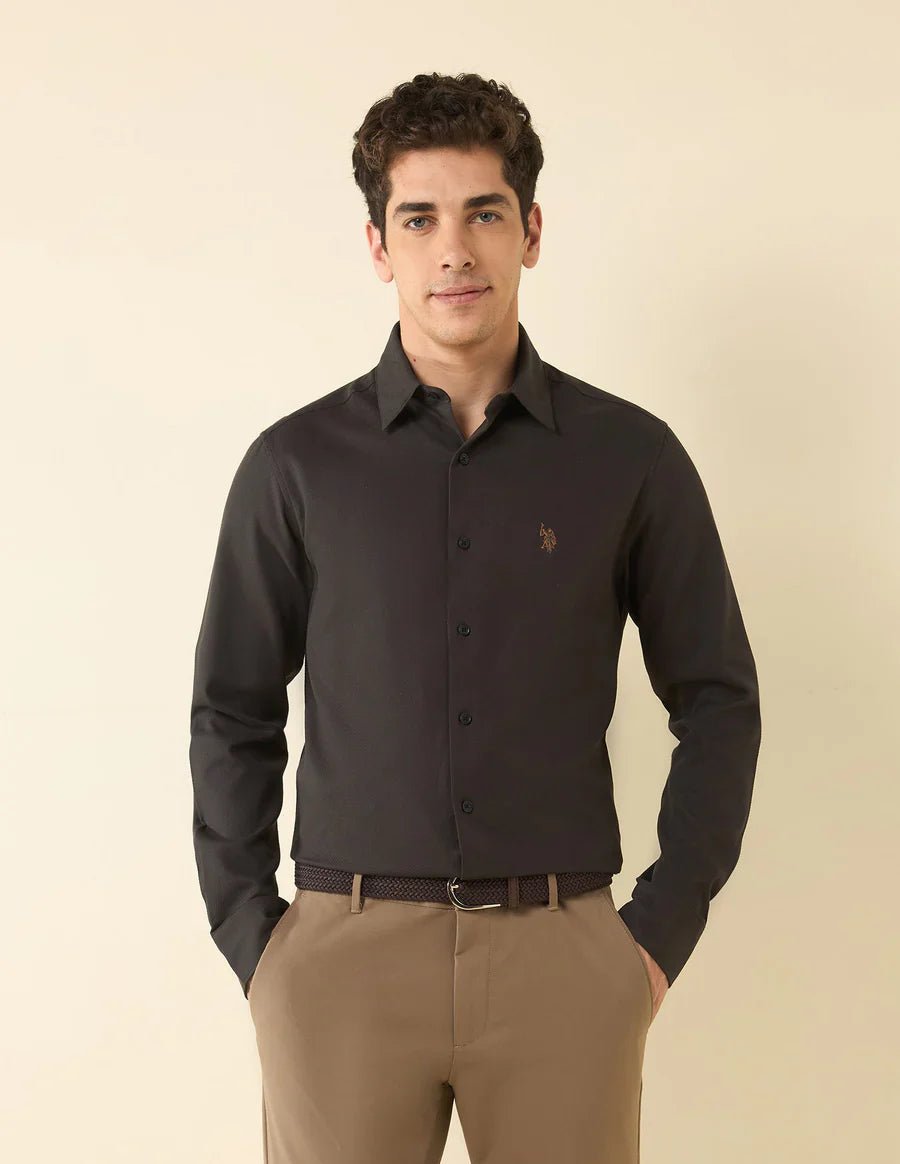 Image of Choco Brown Casual Wear Linen Cotton Shirt - South India Shopping Mall