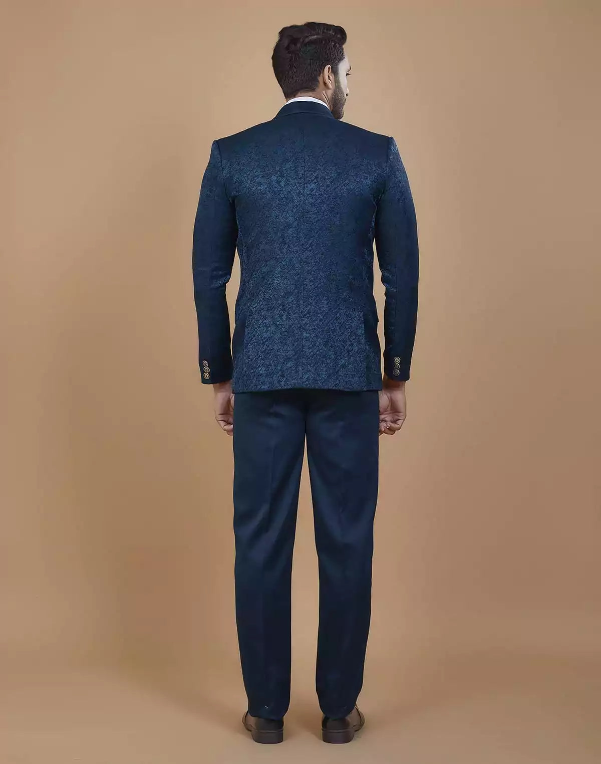 Image of Designer Elegant Green Imported Fabric Suit Set