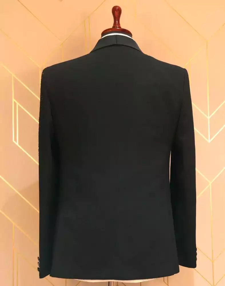 Image of Designer elegant Black Suit Set