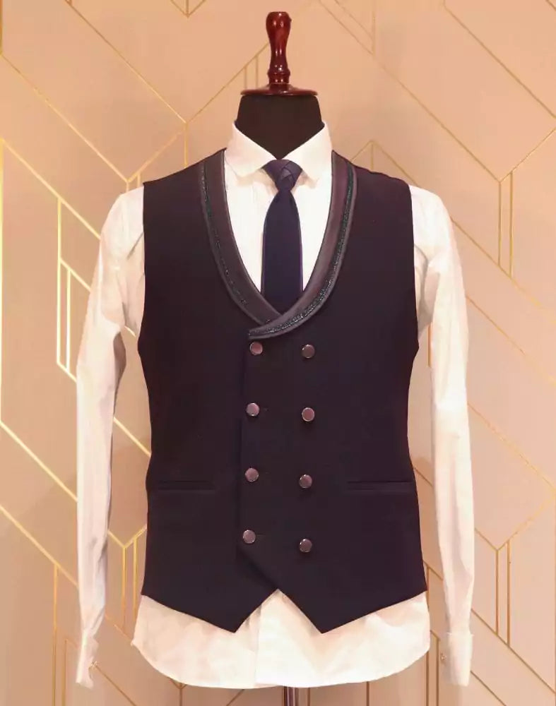 Image of Vibrant Purple Plain Suit Set
