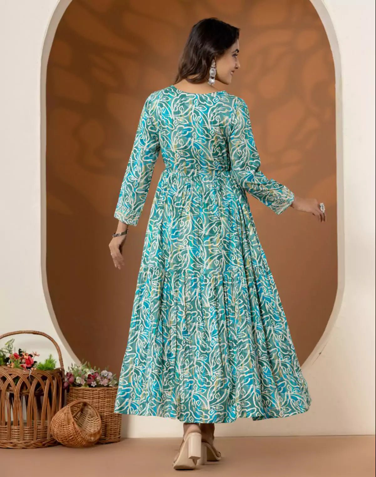 Image of Elegant Rama Green Coloured Rayon Kurti - South India Shopping Mall