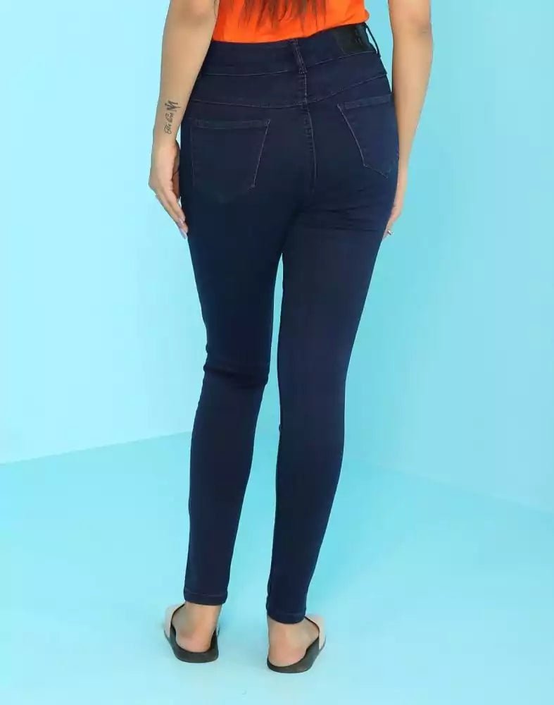 Image of Focus DX Blue Ankle Fit Women Jeans - South India Shopping Mall