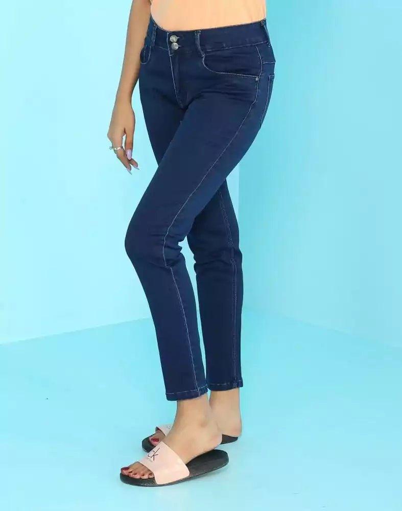 Image of Focus Killer Blue Ankle Fit Women Jeans - South India Shopping Mall
