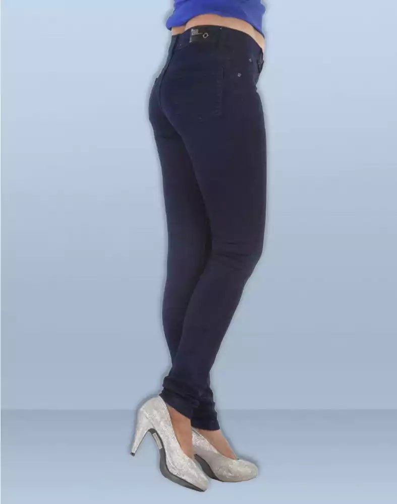 Image of Focus Killer Blue Pencil Cut Women Jeans - South India Shopping Mall