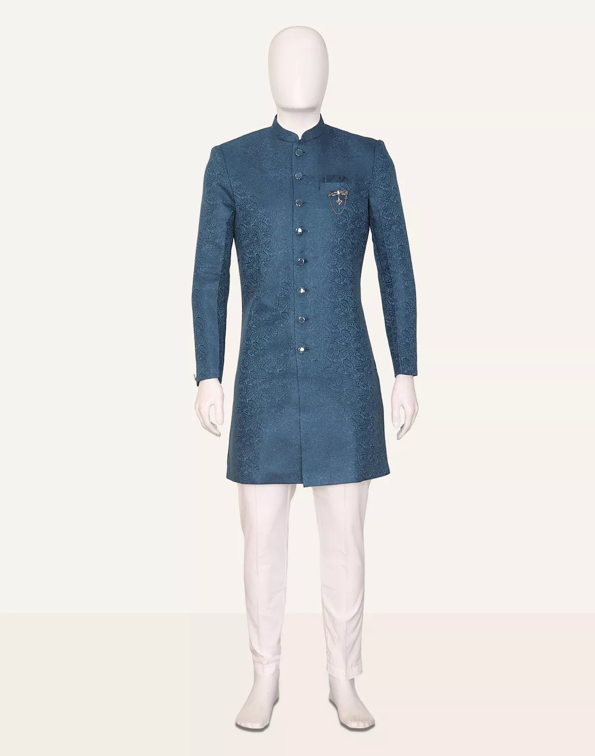 Image of Jacquard Rama Self Paisely Design Semi Indo