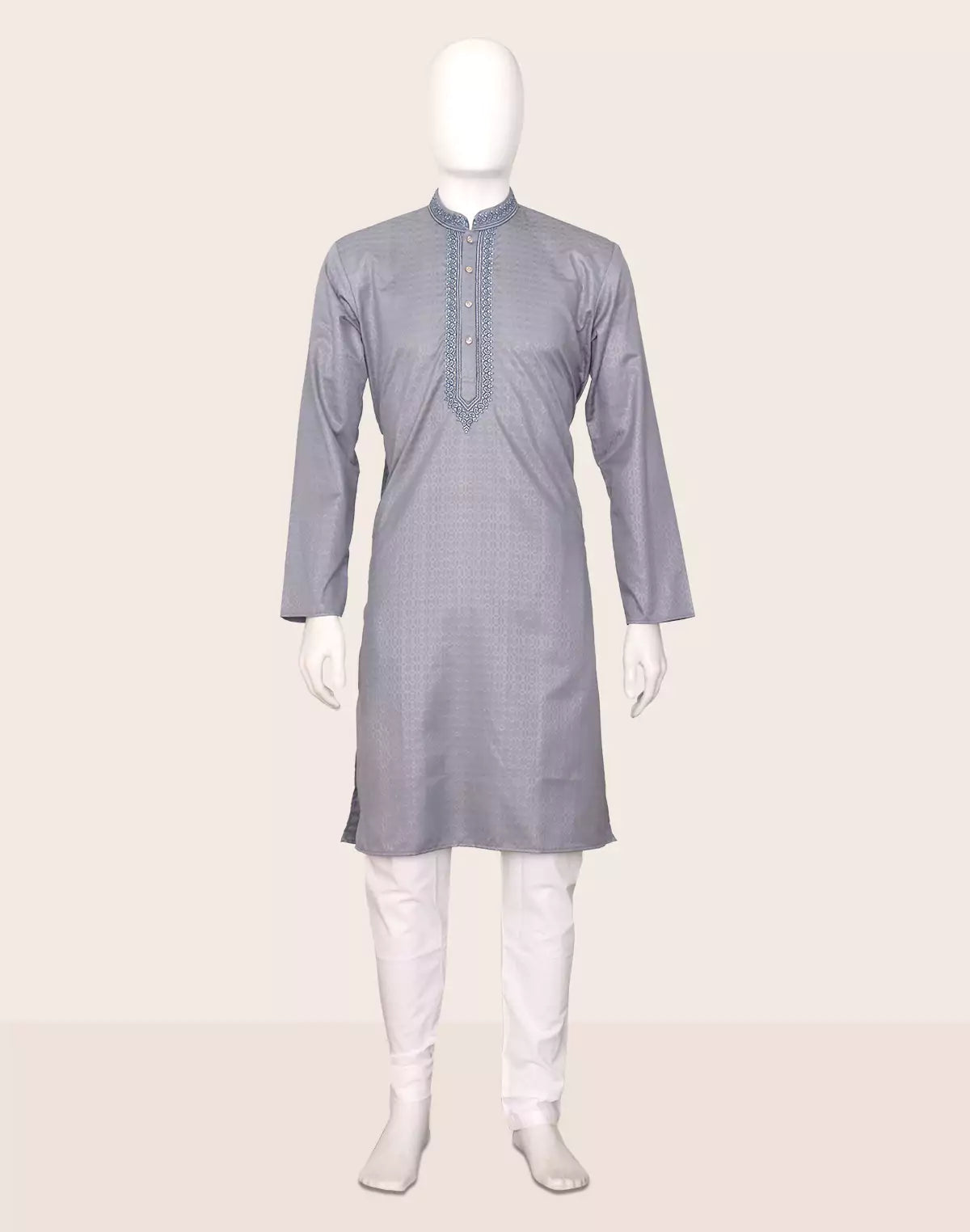 Self Design Thread work Classic Kurta with Pajama Set
