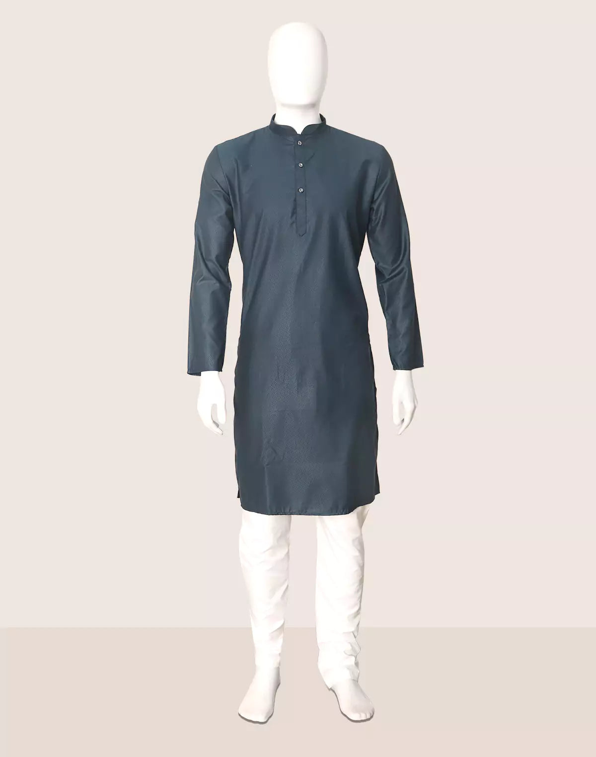 Image of Cotton Self Design Men's Kurta and Pyjamas