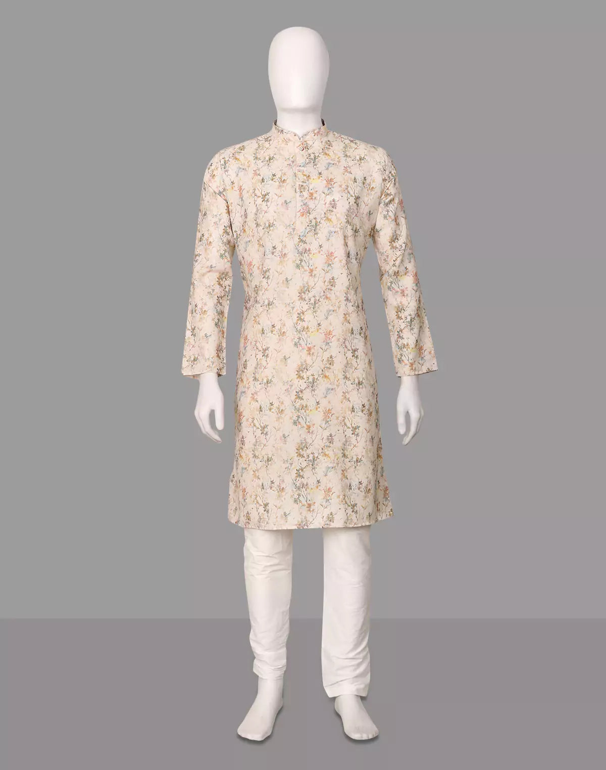 Digital Floral Printed Glaxo Cotton Kurta and Pyjama Set