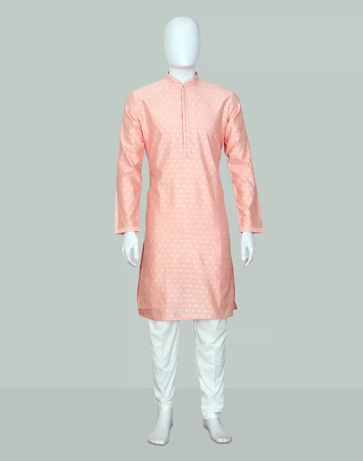 Image of All Over Butta Weaving Jacquard Kurta Pyjamas