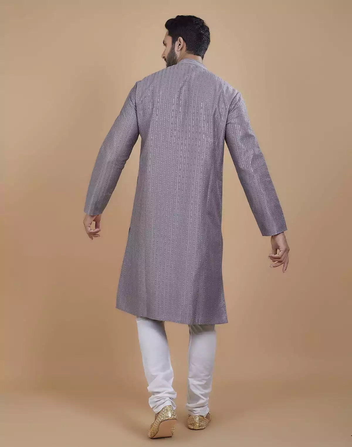Image of All Over Sequence Pattern Kurta Set