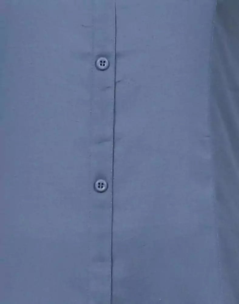 Image of Light Blue Cotton Plain Kurti - South India Shopping Mall