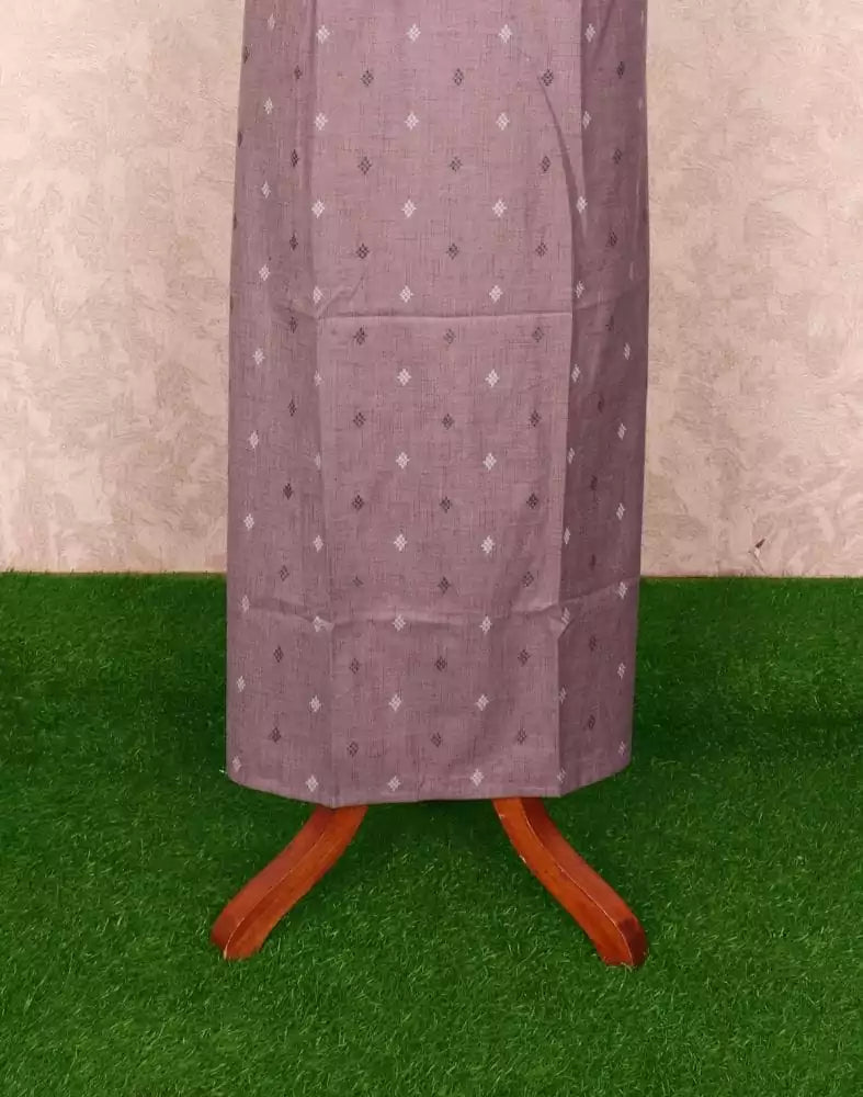 Image of Light Pink Geometric Print Cotton Nighty - South India Shopping Mall