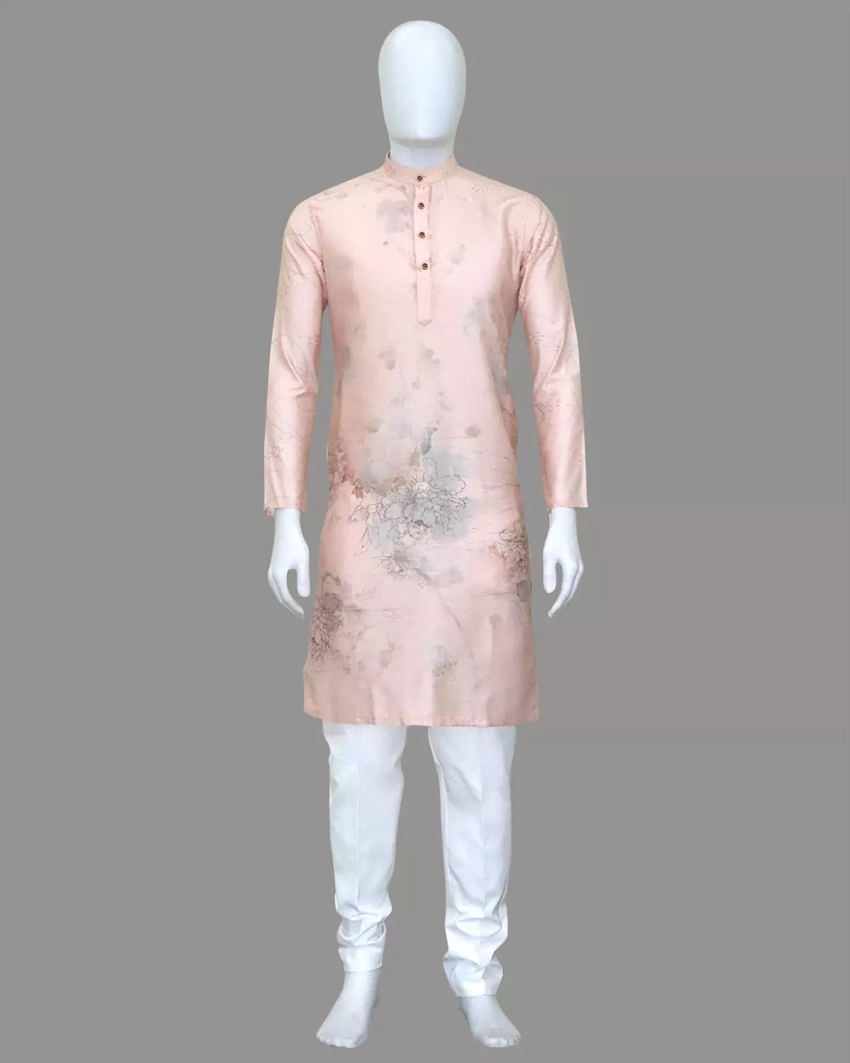 Image of Pink Digital Print Cotton Trending Designer Kurta - South India Shopping Mall