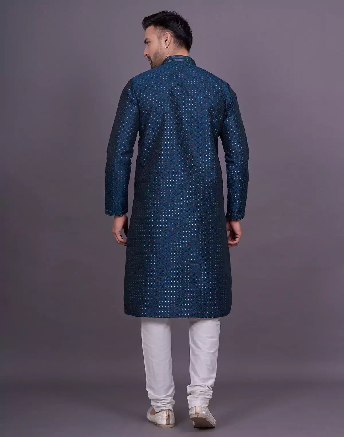 Image of Rama Self Brocade Weaving Jacquard Kurta Pyjama - South India Shopping Mall