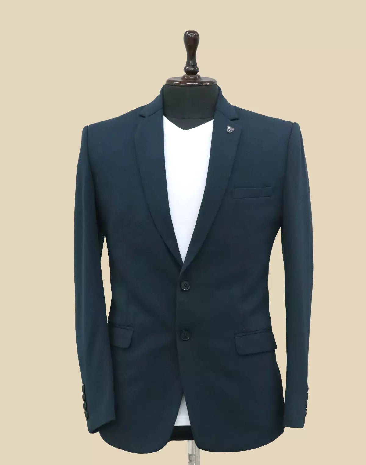 Image of Rama Solid Georgette Polyester Lycra Blazer - South India Shopping Mall