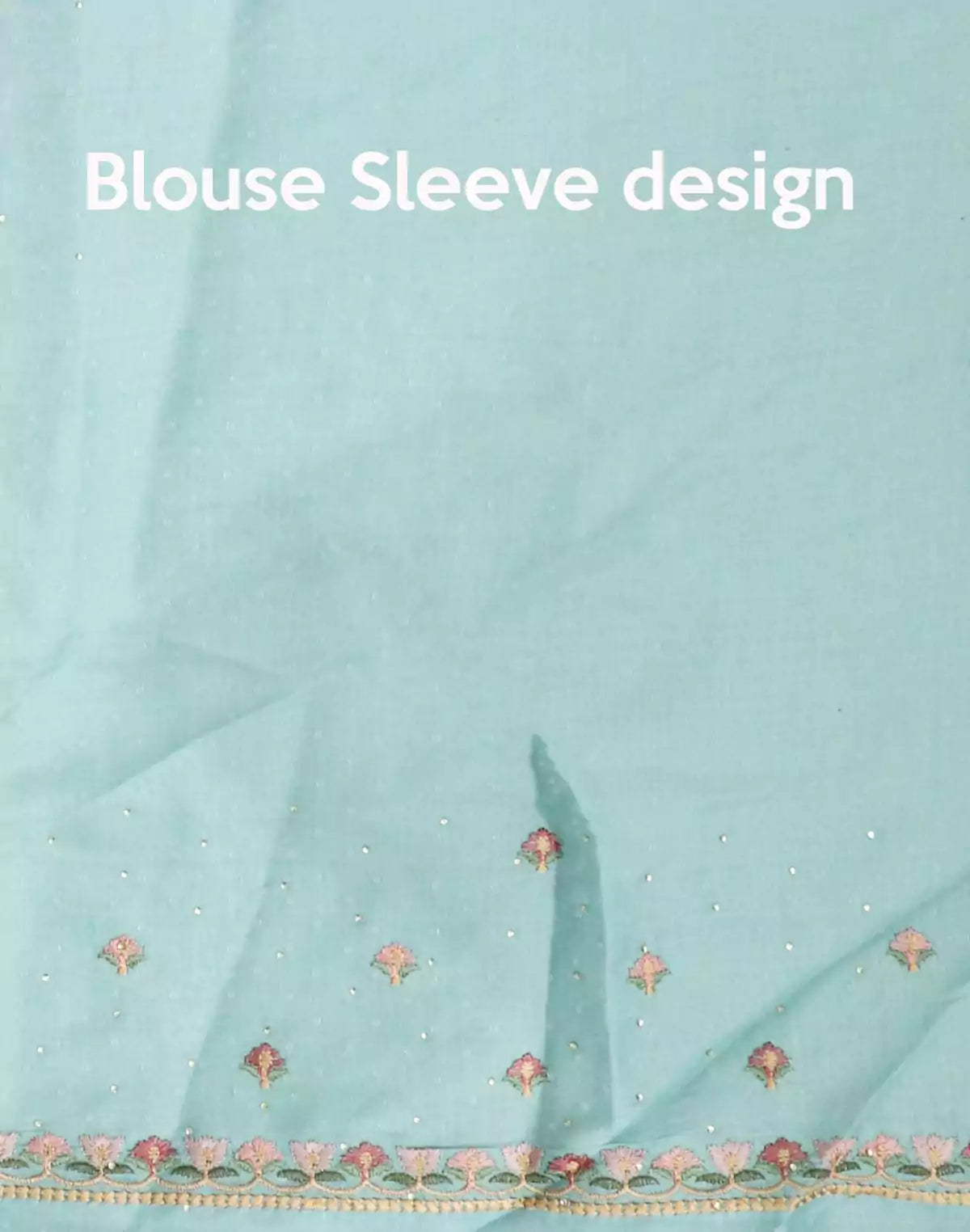 Image of All Over Heavy Embroidery work Raw Silk Saree