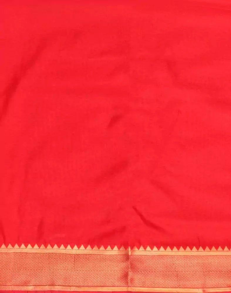 Image of Floral Dark Green Coloured Banaras Patola Saree