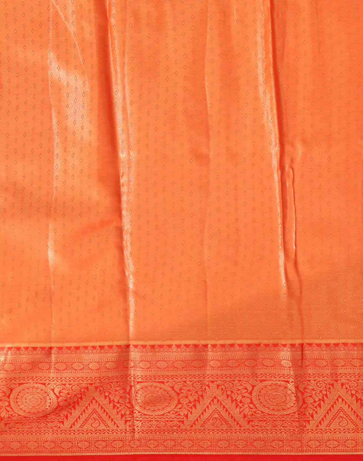 Image of Light Green Tissue Floral Jaal Weaving Silk Saree