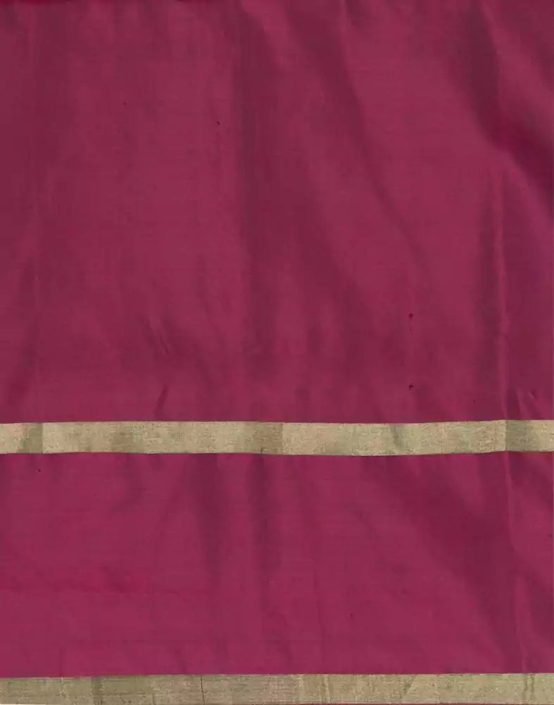 Image of Light weight coimbatore pattu Royal Blue colour Ganga Jamuna border saree