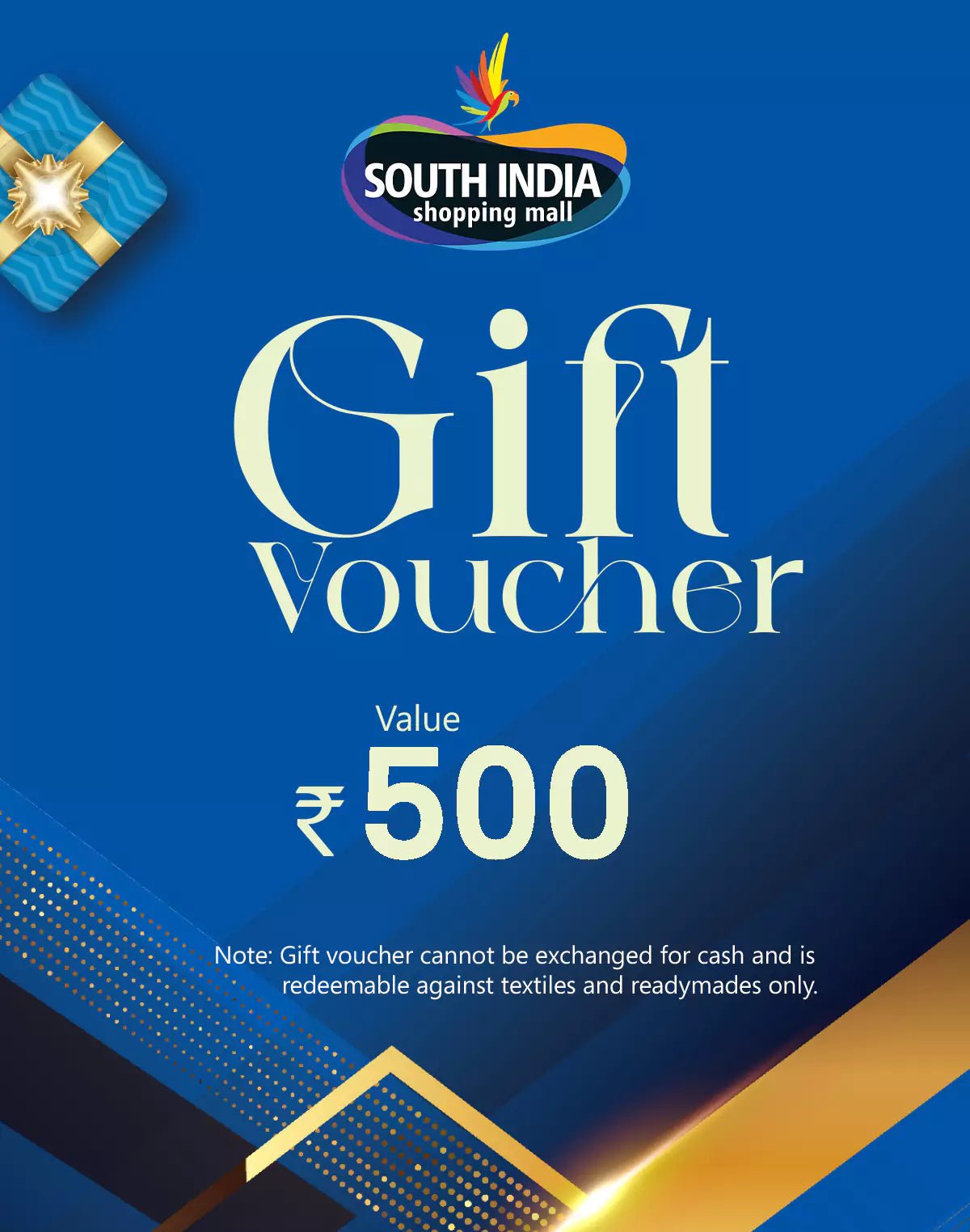 South India Shopping Mall Gift Voucher - South India Shopping Mall