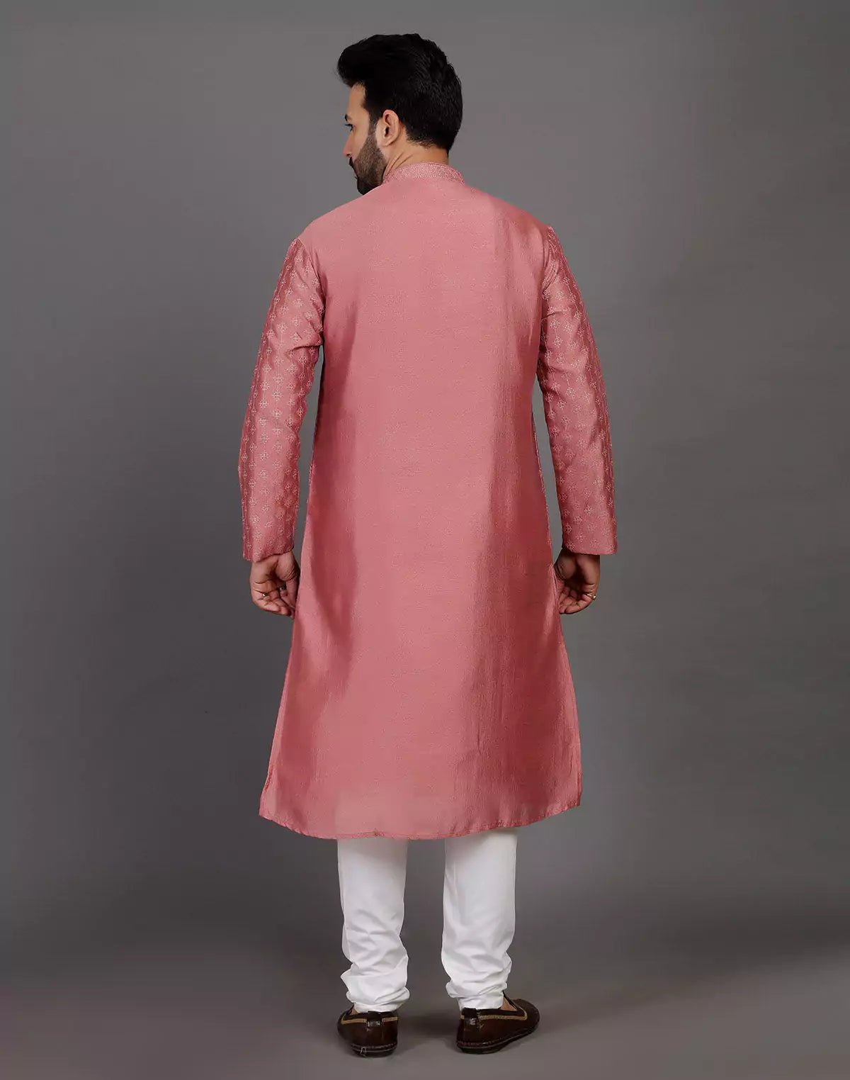 Image of Stylish All Over Sequence Work Party Wear Kurta Set - South India Shopping Mall