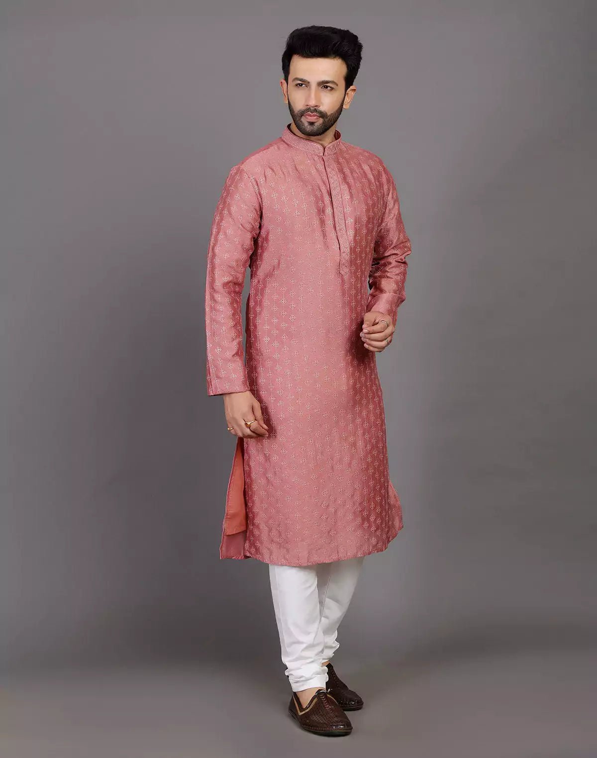 Image of Stylish All Over Sequence Work Party Wear Kurta Set - South India Shopping Mall