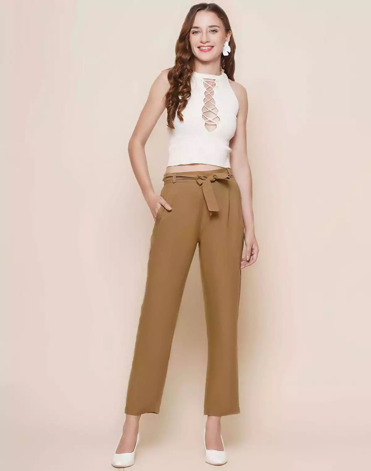 Image of Stylish Viscose Rayon Fabric Pant - South India Shopping Mall