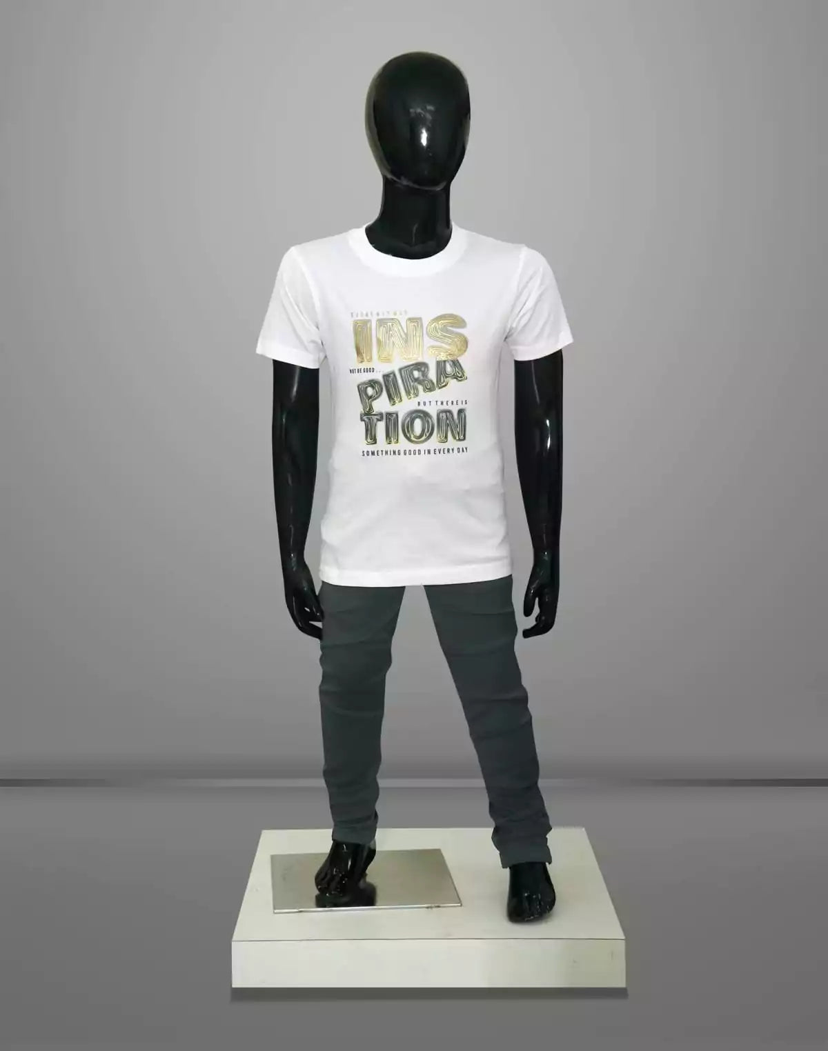 Image of White T-Shirt and floral print Lemon Colour Open Jacket Style