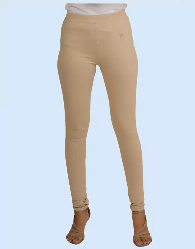 Twin Birds Butter Scotch Cotton Lycra Pencil Cut Women Legging - South India Shopping Mall