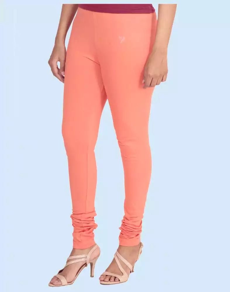 Image of Twin Birds Raspberry Cotton Lycra Pencil Cut Women Legging - South India Shopping Mall