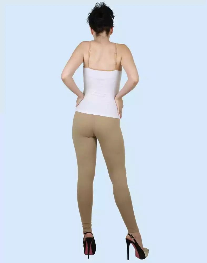 Image of Twin Birds Sand Castle Cotton Lycra Pencil Cut Women Legging - South India Shopping Mall