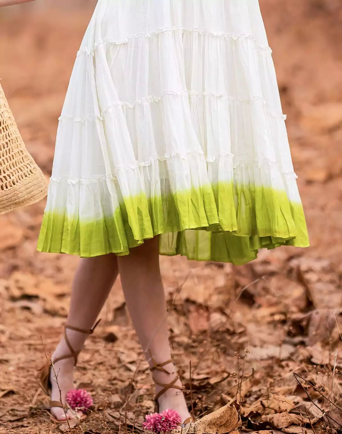Image of White Color Designer Party Wear Embroidery work Cotton Kurti - South India Shopping Mall