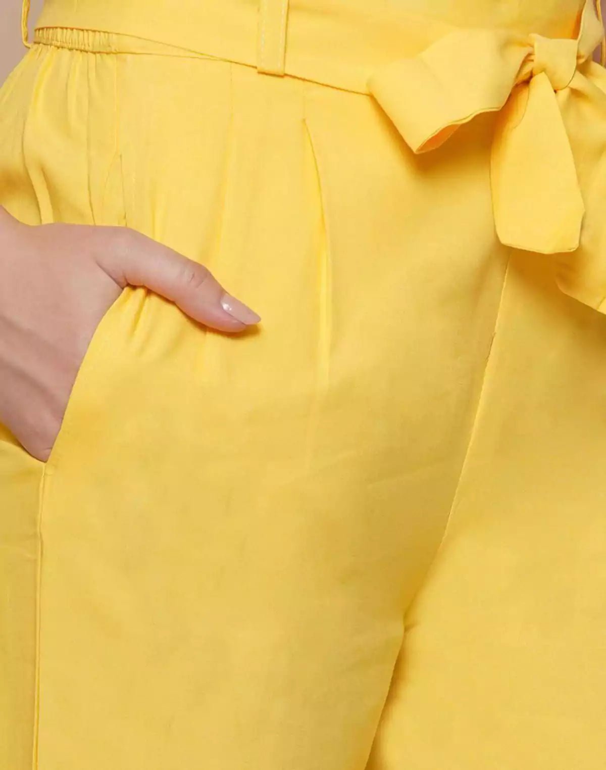 Image of Yellow Coloured Rayon Pany - South India Shopping Mall