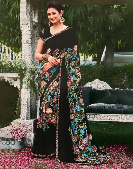 Celebrity Inspired Floral Sarees To Don At Wedding Functions | HerZindagi