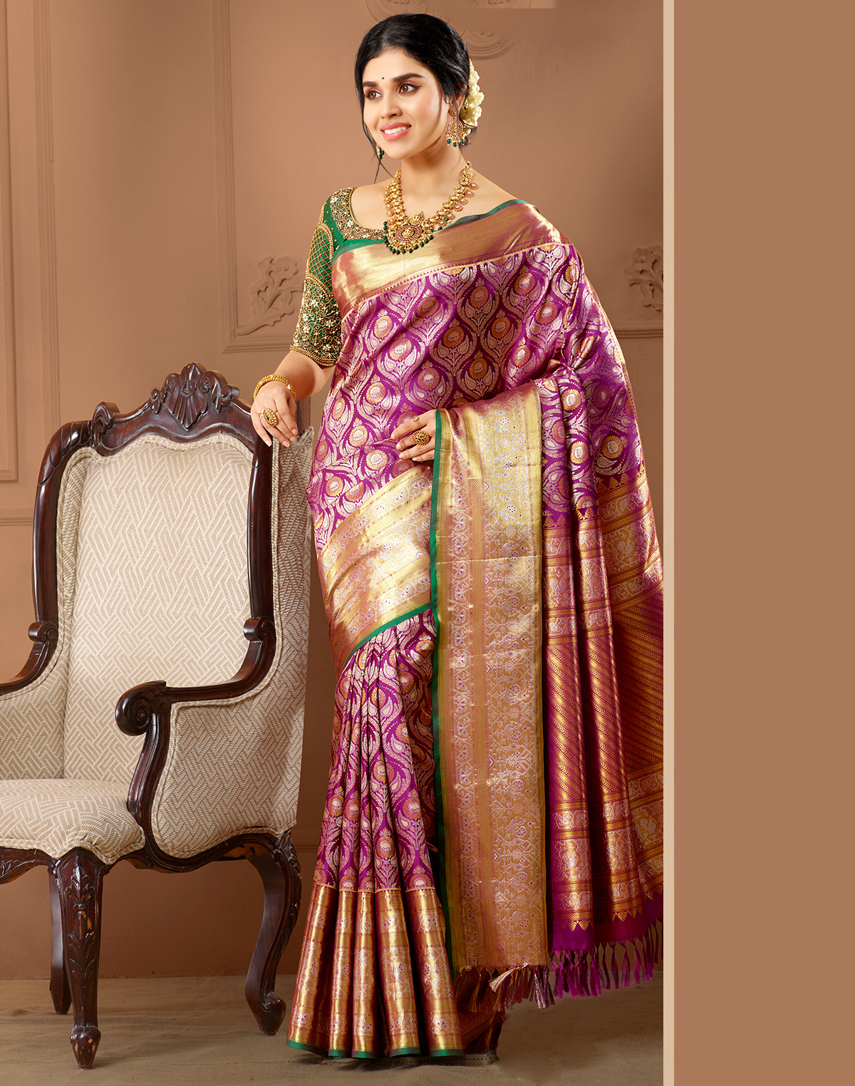Buy Pure Kanjivaram Silk Saree at Best Prices - Nishalika
